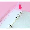 Plastics Bookmark Ruler Wear Resistant Measuring Ruler Loose Leaf Hand Ledger Ruler  Student