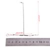 Fishing Wire Arm with Swivel Snap for T Shaped Stainless Steel Luminous Beads Rig Tackle for Outdoor Traveling Go Fishin
