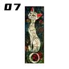 European Retro Church Window Film Self-Adhesive Creative Cat Art Painting Stained Glass Film Home Decor Privacy Stickers