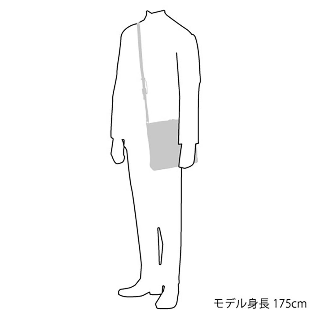 Kitamura Y-1142 Crossbody Shoulder Bag, Camel with Orange Stitching, Brown, 61421