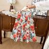Girls Summer Floral Halter Neck Dress Kids Beach Sundress Short Sleeveless Party Outfit For Toddler And Little Girl