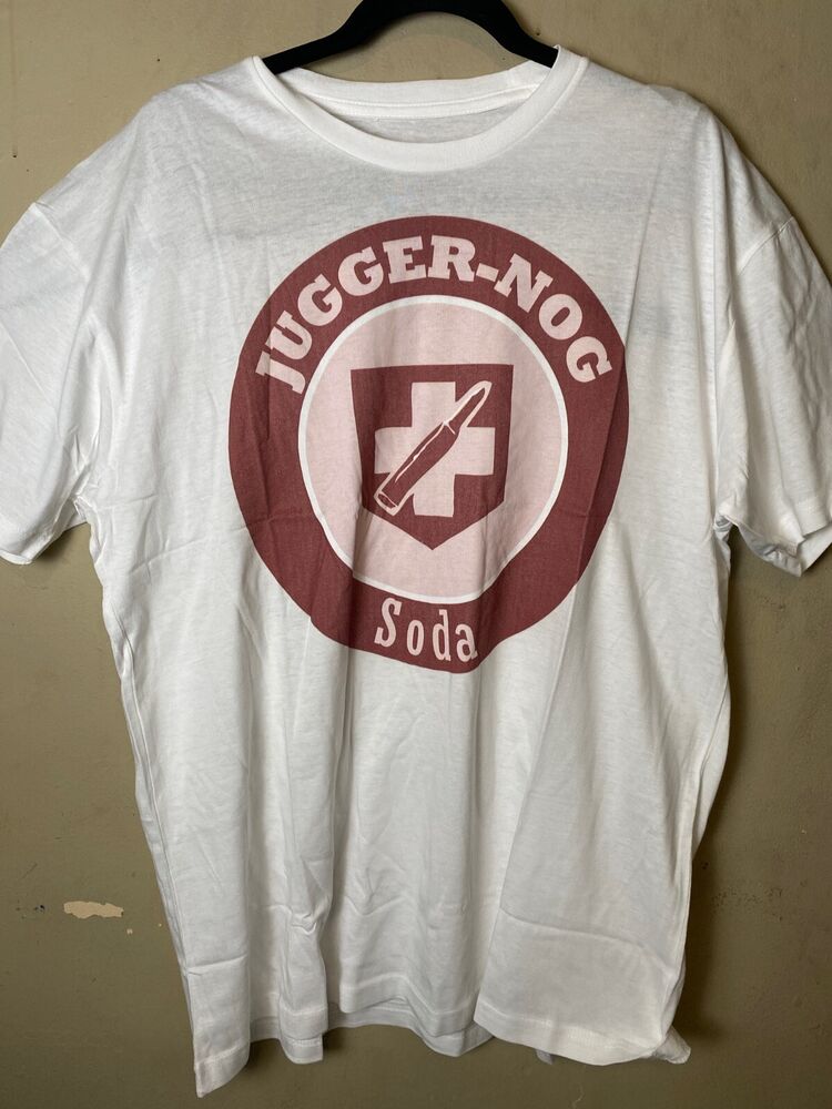 Футболка Juggernog из Call of Duty Zombies (XL) - Белая унисекс футболка XL