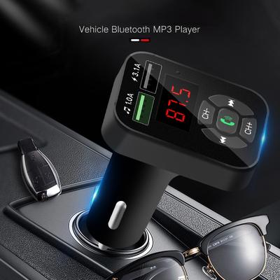 Nadajnik FM Bluetooth TF 32G U Dysk Muzyka Odtwarzanie Samochodowy Odtwarzacz Mp3 Akcesoria Podwójna Ładowarka Telefonu Komórkowego USB Radio FM Odbiornik Audio