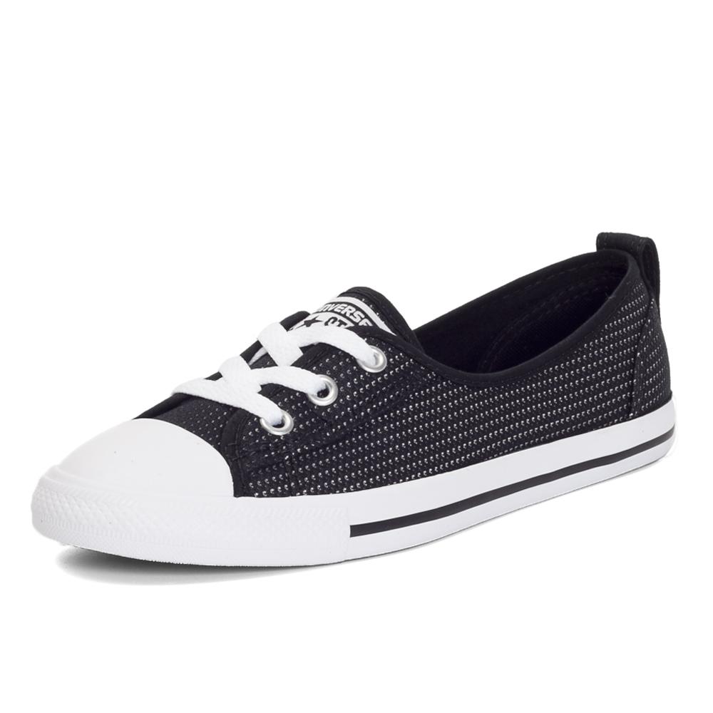 Converse Chuck Taylor Comfortable Versatile Durable Lightweight Low-Top Canvas Shoes Women sneaker Black 555894C