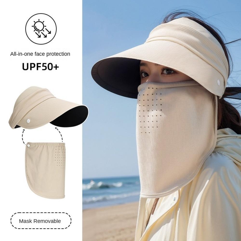 UV Protection Sun Visor Hats Empty Top Sun Hat Outdoor Baseball Cap Summer