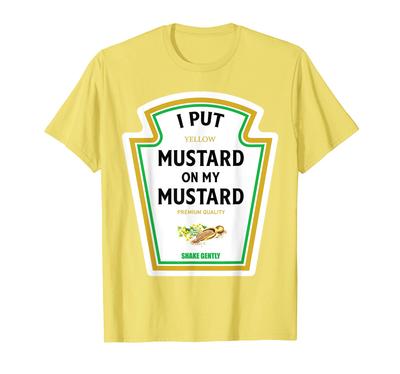 I Put Mustard On My Mustard Halloween 2023 Costume Ketchup T-Shirt