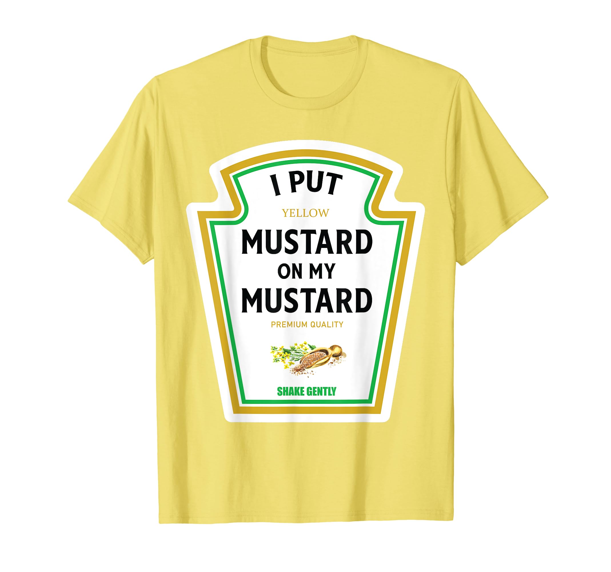 I put Mustard on my Mustard Halloween 2023 Costume Ketchup T-Shirt