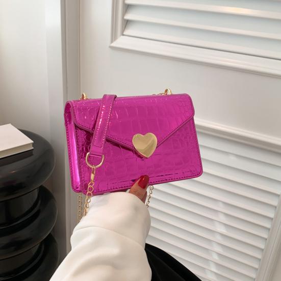 Damen-Handtaschen-Gliederkettenriemen, rechteckige Aufbewahrung