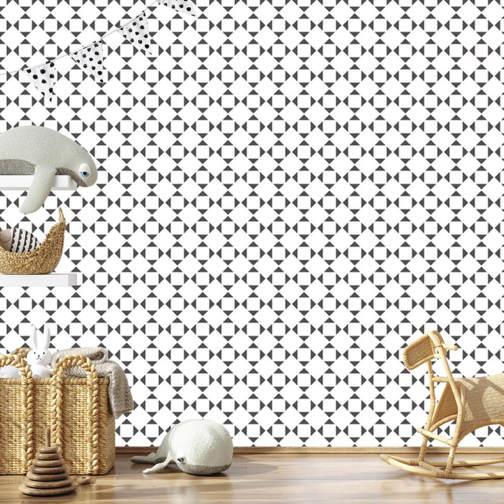Wallpaper Minimalist geometric ornament for living room and bedroom 50x1000