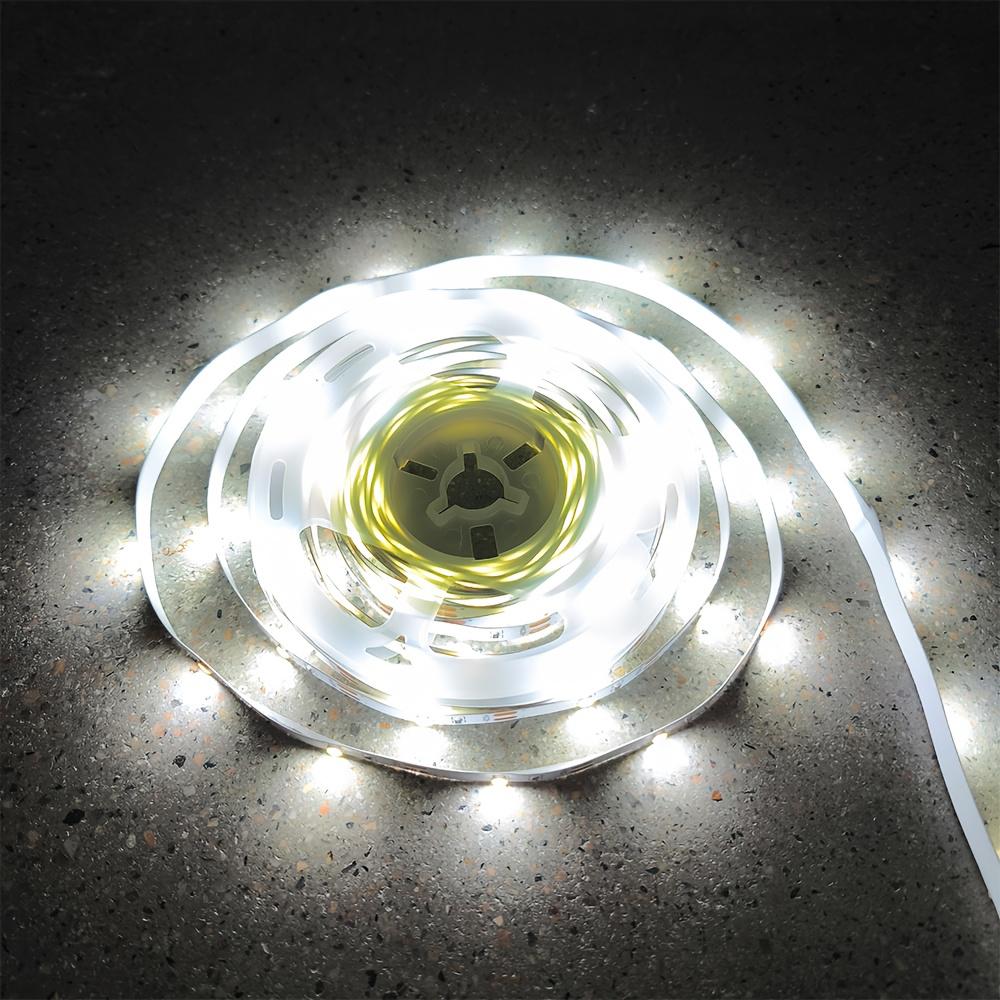 USB LED-Streifenlichter DC 5V 2835 Weiß / Warmweiß LED-Lichter mit EIN/AUS-Schalter für Schlafzimmer, Spiegel, Schrank, Kleiderschrank, TV
