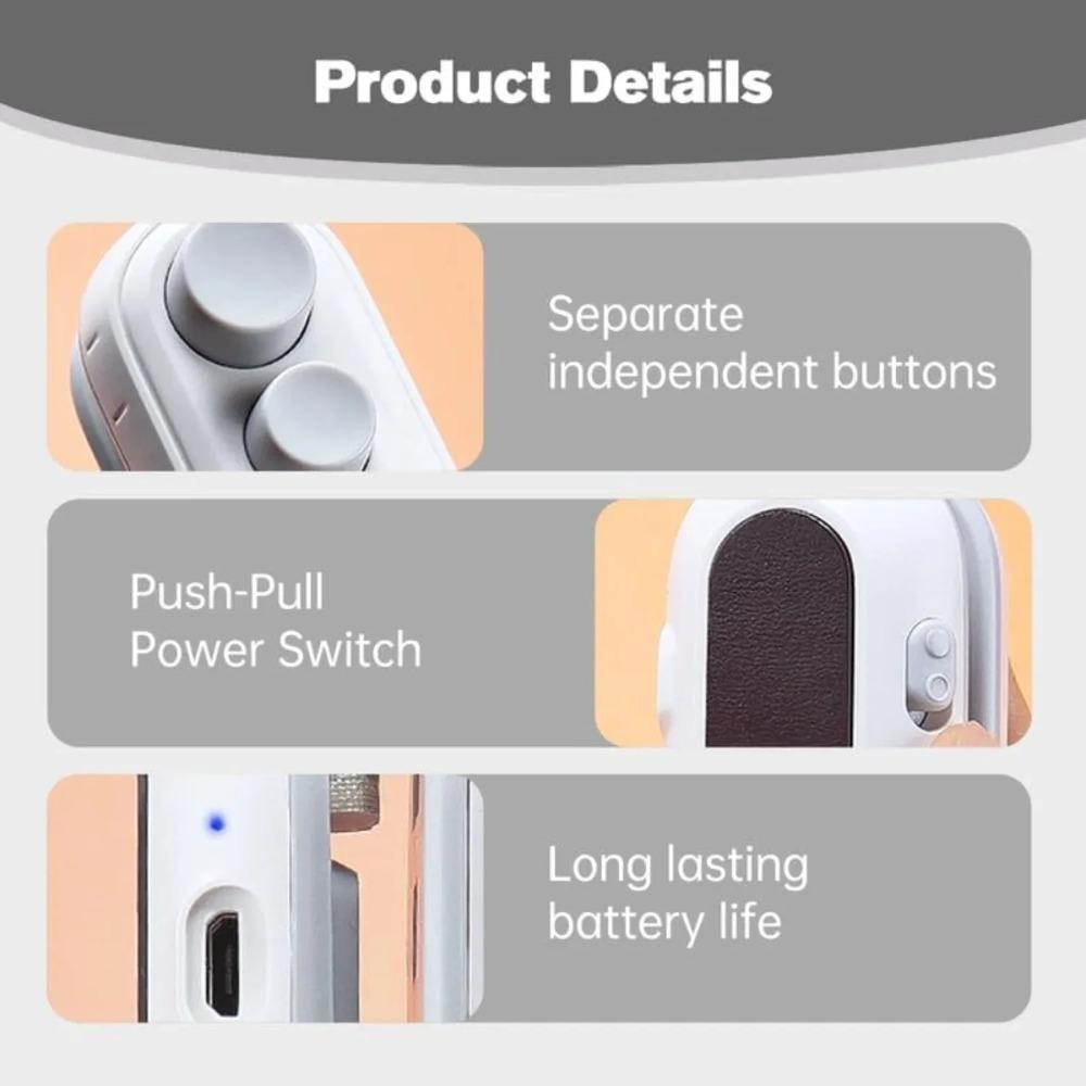 2 In 1 Mini Heat Bag Sealing Machine Moisture-Proof Food Sealer Clip Snack Bag Resealer Candy