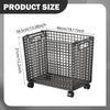 Toy Organizer Toy Box Toy Chest Rolling Basket for Playroom Kids Room Boys Girls