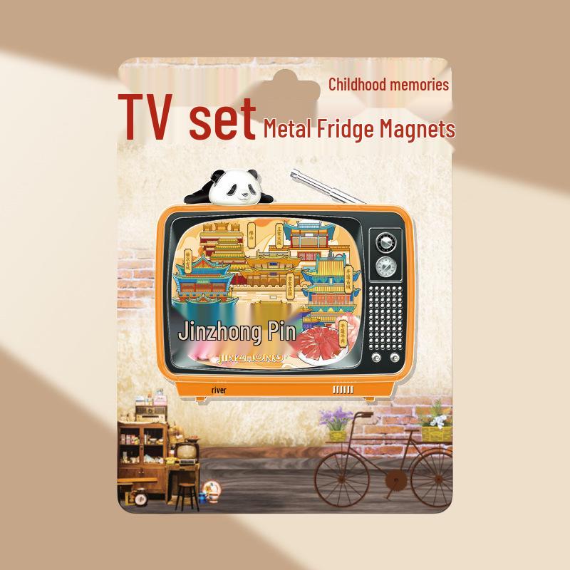 Magnetic Metal Refrigerator Magnets: City-Themed Cultural Souvenirs and Creative Tourist Gifts