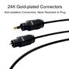 3.5mm Audio Cable Digital SPDIF Optical Fiber Cord Gold Plated For Speaker