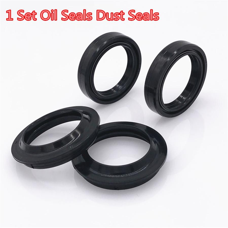 1 Set Front Fork Shock Absorber 2x Oil Seal and 2x Dust Seal 41 X 54.05/54.3x 11