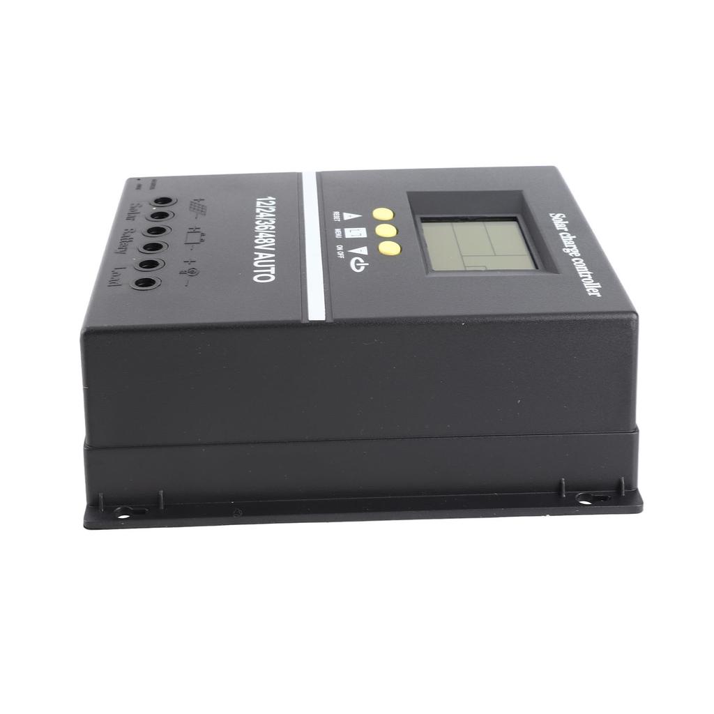 80A MPPT Solar Charge Controller 12V 24V 36V 48V LCD Display Solar Panel Battery Regulator with 2