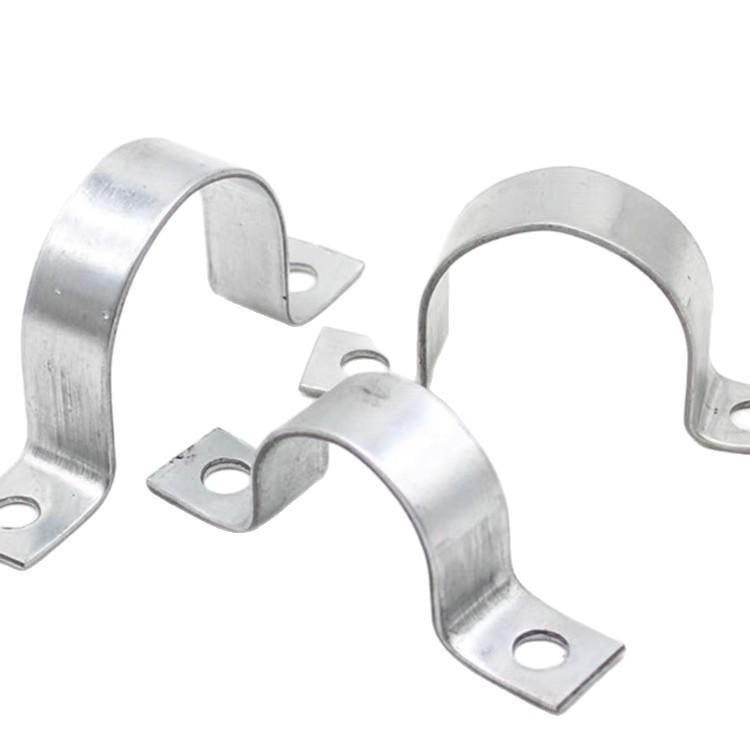Customizable Galvanized Thickened Saddle Clip for Water Pipes and Wires