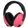 Industrial Earmuffs Noise Reduction Hearing Protection NRR 31DB Portable Ear Muffs for Learning Shooting Rose Red