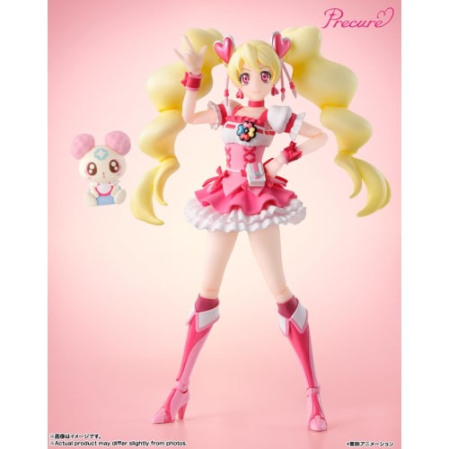TAMASHII NATIONS S.H.Figuarts Fresh Pretty Cure! Cure Peach -Precure Character Designer's Edition- Approx. 135mm ABS & PVC Painted Movable Figure