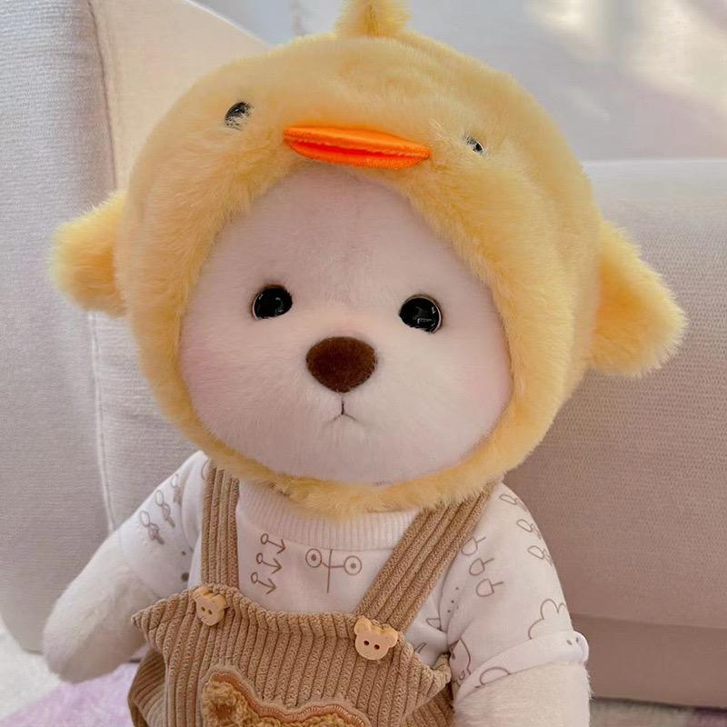 30cm Handgemaakte Teddybeer Pluche Speelgoed Schattig Verwisselbare Kleding Voor Gevuld Kleine Bruine Beer Knuffel Pluche Pop Kinderen Kerstcadeaus