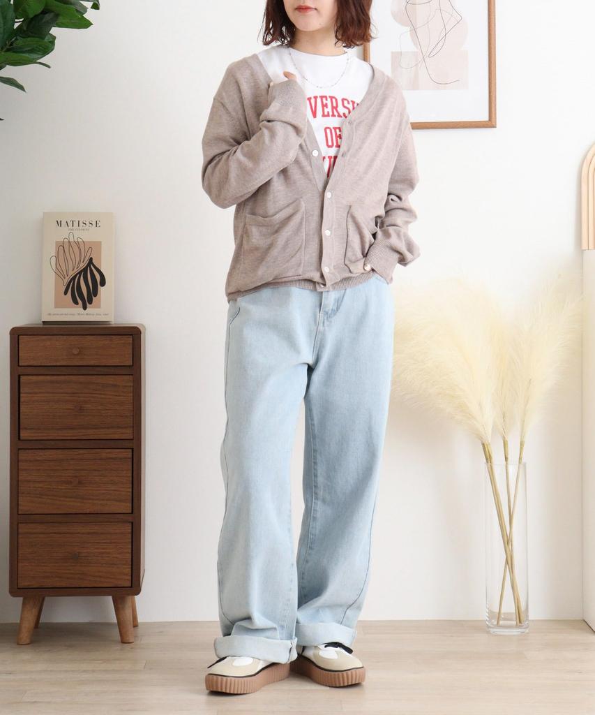 WESTSEA Sheep and Cashmere Mix Long Available in High School Westsea V-Neck Cardigan, Men's, Sleeve, Lightweight, V-Neck, Women's, Unisex, S, M, L,