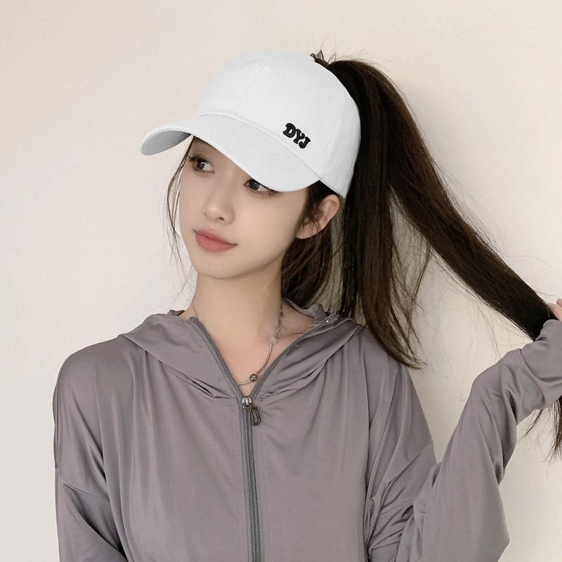 High Ponytail Baseball Cap Women's Summer Sunshade Sun Protection Empty Top Cap Sun Hat UV Protection