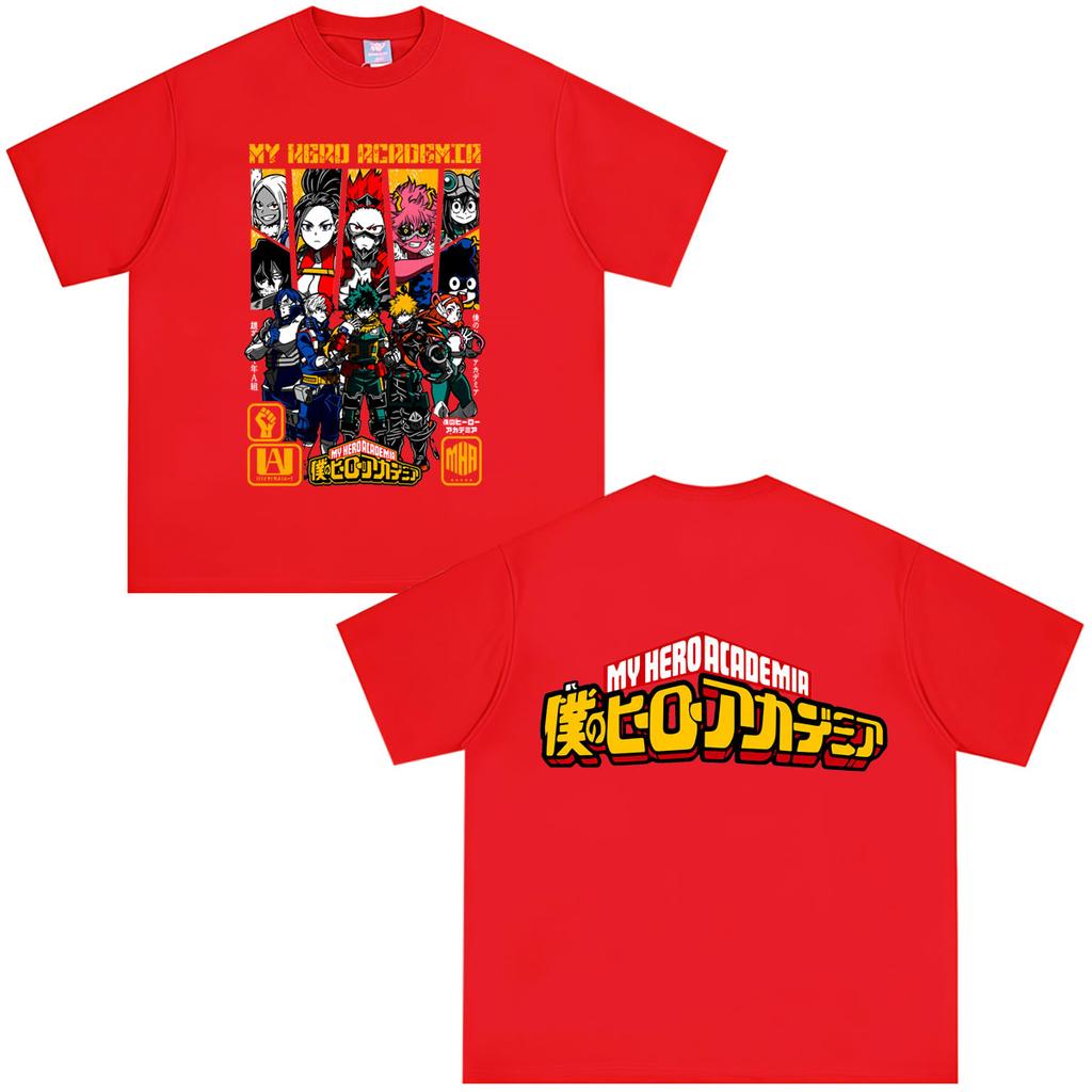 Anime My Hero Academia T Shirts Unisex Unisex Clothing Harajuku Fashion Tshirt Summer Casual Cotton Oversized Highquality Tshirts
