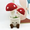 Original Hot Selling New Mushroom Pot Creative Desktop Ornaments Plush Doll
