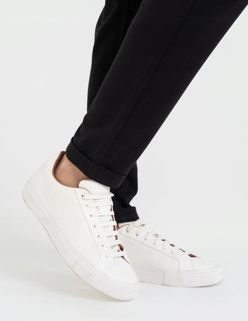Women' Viscose Cigarette Pants with Tapered Legs Elegant Moraj Black