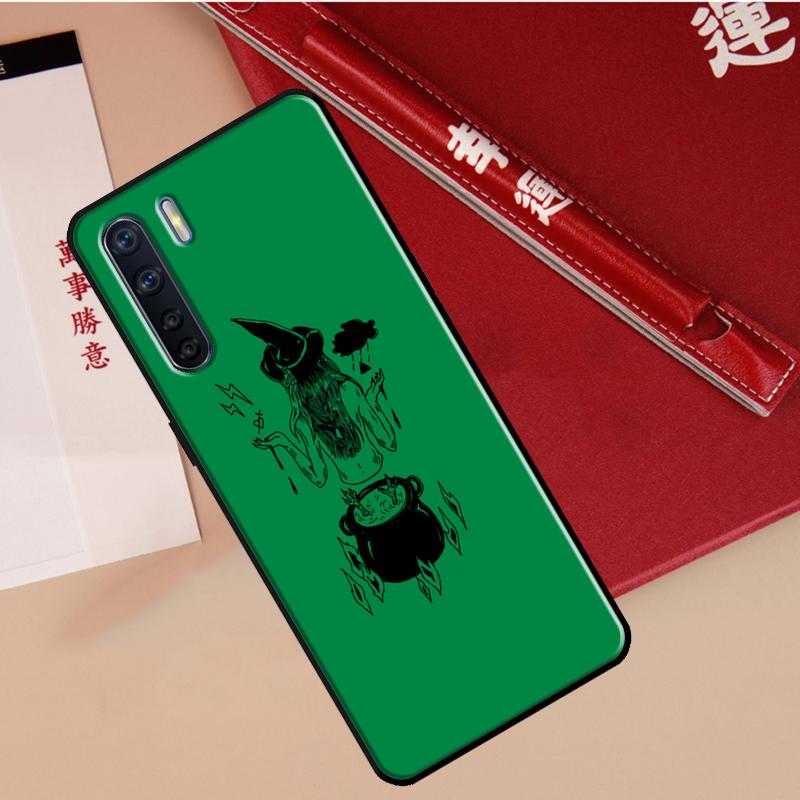 Witches Moon Witchy Mystery Totem Case For Oppo A40 A78 A54 A74 A94 A17 A57 A77 A76 A16 A96 A18 A60 A80 A38 A58 A98 A15 A5 Pro