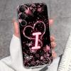 For Realme C71 C67 C65 C63 C61 C55 C53 C35 C85 Pro C75 C75x Phone Case Pretty Love Heart Letters Soft Housing Transparent TPU Silicone Anti Drop Shell