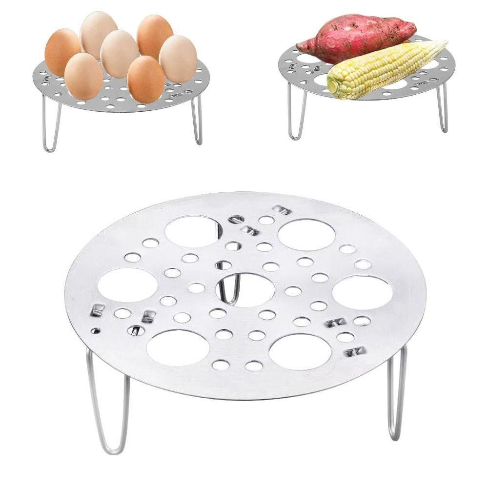 Folding Steamed Egg Rack High Foot Steam Grid Kitchen Cooking Utensils Egg Steamer  Kitchen