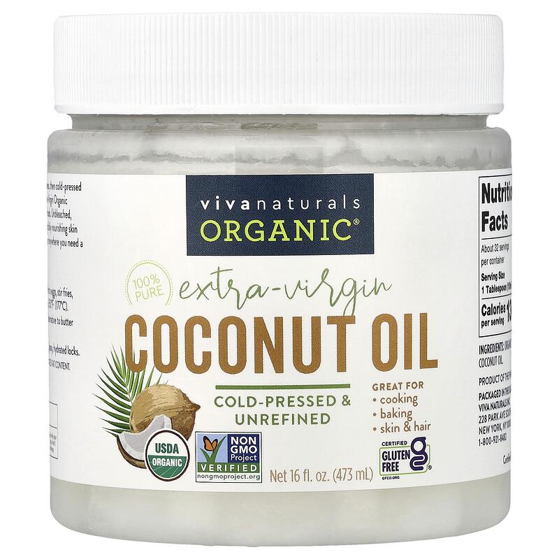 Organic®, Extra-Virgin Coconut Oil, 16 Fl Oz (473 Ml)
