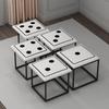 Modern Minimalist Five In One Footrest Stool Metal Sofa Footrest Sofa Stool Hallway Ottoman Chairs for Kitchen Home Furniture