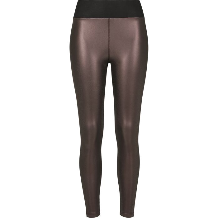 Urban Classics Ladies - High Waist Leggings en similicuir