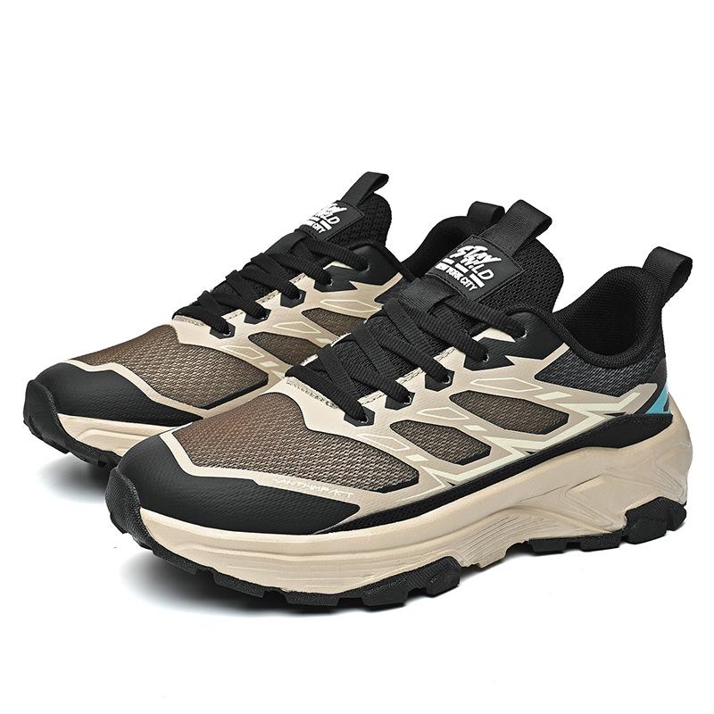 2026 summer cross-country running shoes platform shock absorption sports and leisure shoes men's shoes urban outdoor adventure hiking shoes