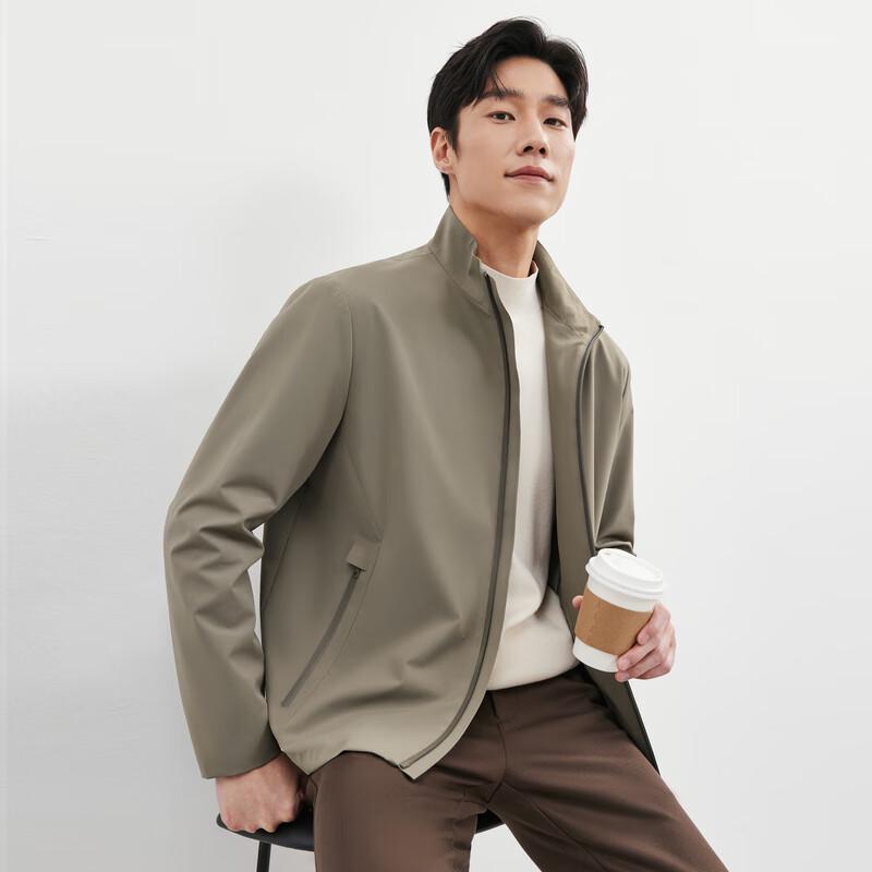 SEPTWOLVES Men's Stand-up Collar Lightweight Waterproof Jacket