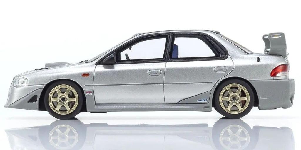 Kyosho Original 1/43 Scale Subaru Impreza S201 Silver Finished Product