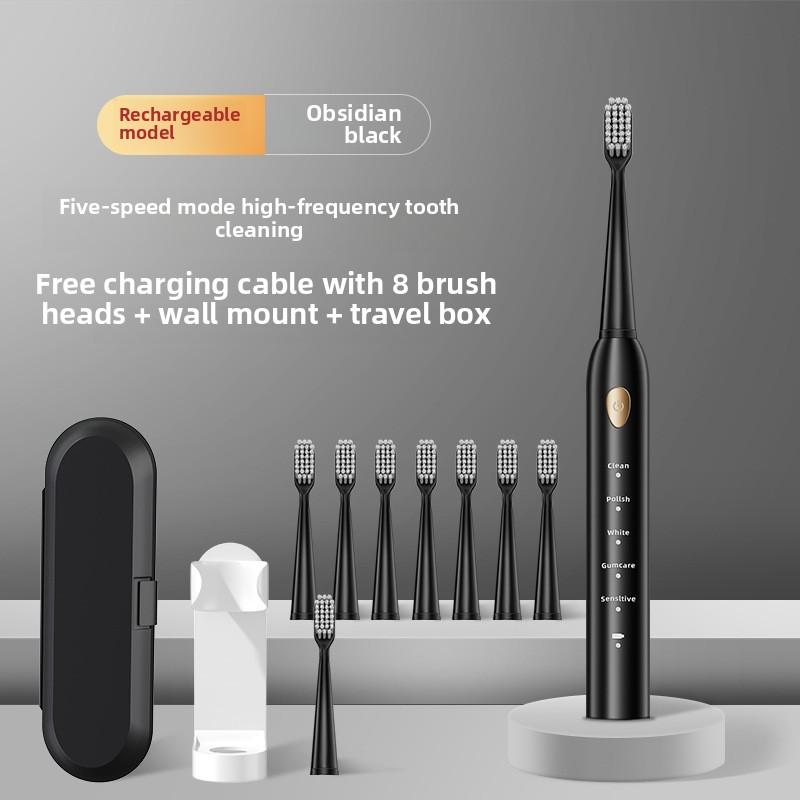 

Soft-bristled Toothbrush, Tooth Flusher, Rechargeable, Fully Automatic, Universal Electric Toothbrush for Adults and Children, Ultrasonic.