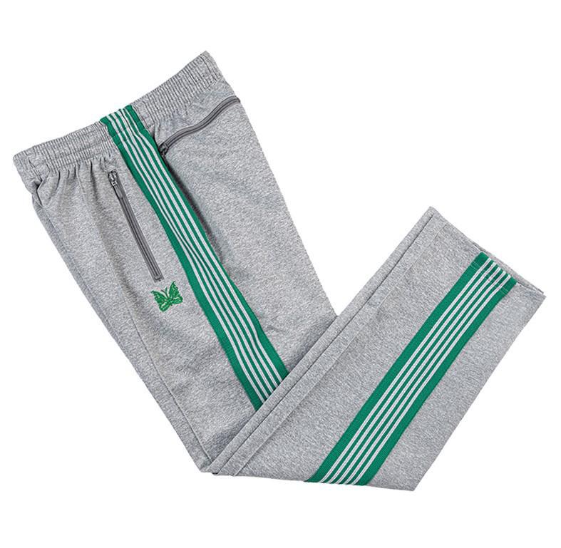 New High Street Fashion Loose Straight Butterfly Sports Pants - Unisex Black & White Striped Casual Trousers