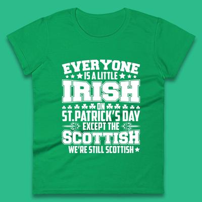 Scottish St Patrick's Day Womens T-Shirt Mens Tops Tees Unisex
