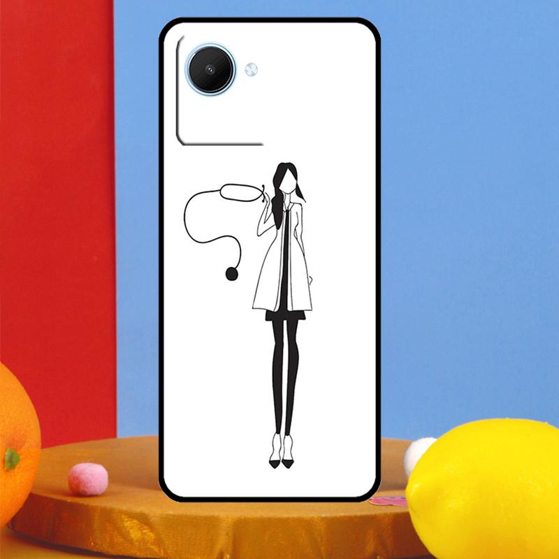 Cartoon Arzt Krankenschwester Für Realme 15 Pro 10 11 12 13 14 Pro Plus GT6 GT7 C61 C67 C63 C71 C55 C51 C65 C53 C75 Hülle