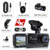 4K Dash Cam for Cars Car Camera Dash Cam WIFI Camera for Car Front and Rear Dash Camera Black Box 24H Parking Mode Recorder