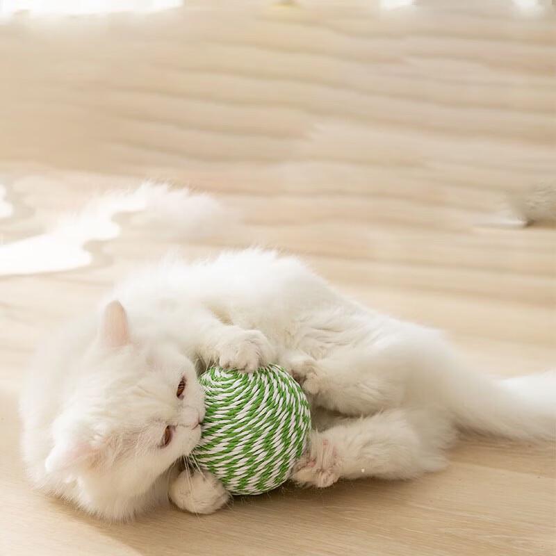 Yunxiaoshi Sound-Making Sisal Cat Toy Ball