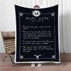 Japanese Anime Blanket DEATH-NOTE Children Warm Soft Blankets for Sofa Bed Cover Blanket Suitable for Birthday Souvenir Gifts