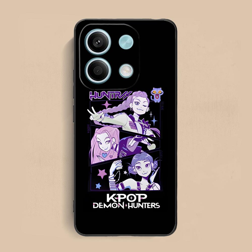 KPOP Hunter Girls Phone Case for Xiaomi Redmi Note 14 13 12 11 S Pro Plus 4G 5G Colour Printing Protective Luxury Pretty Cover