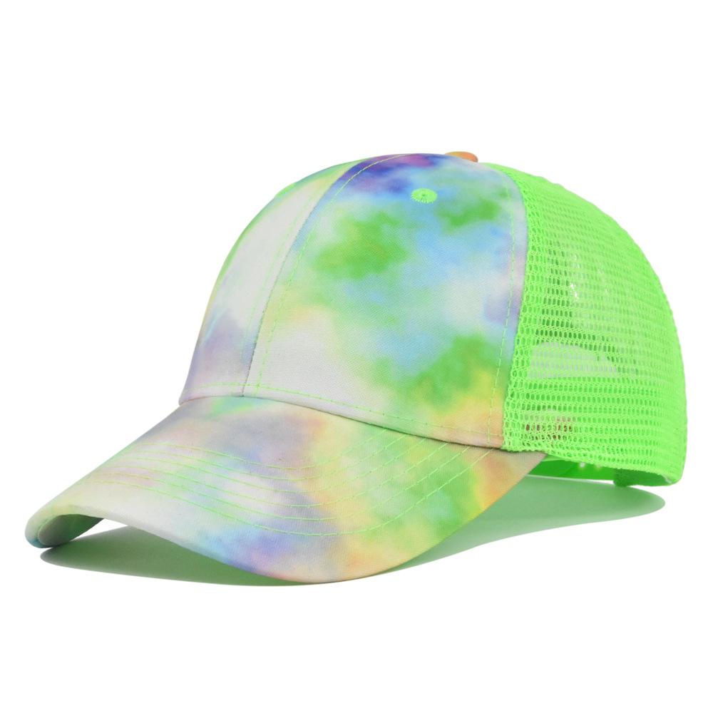 High Quality Batik Dyeing Baseball Cap For Men Women Mesh Breathable Sun Protection Adjustable Outdoor Sports Beach Travel Hat