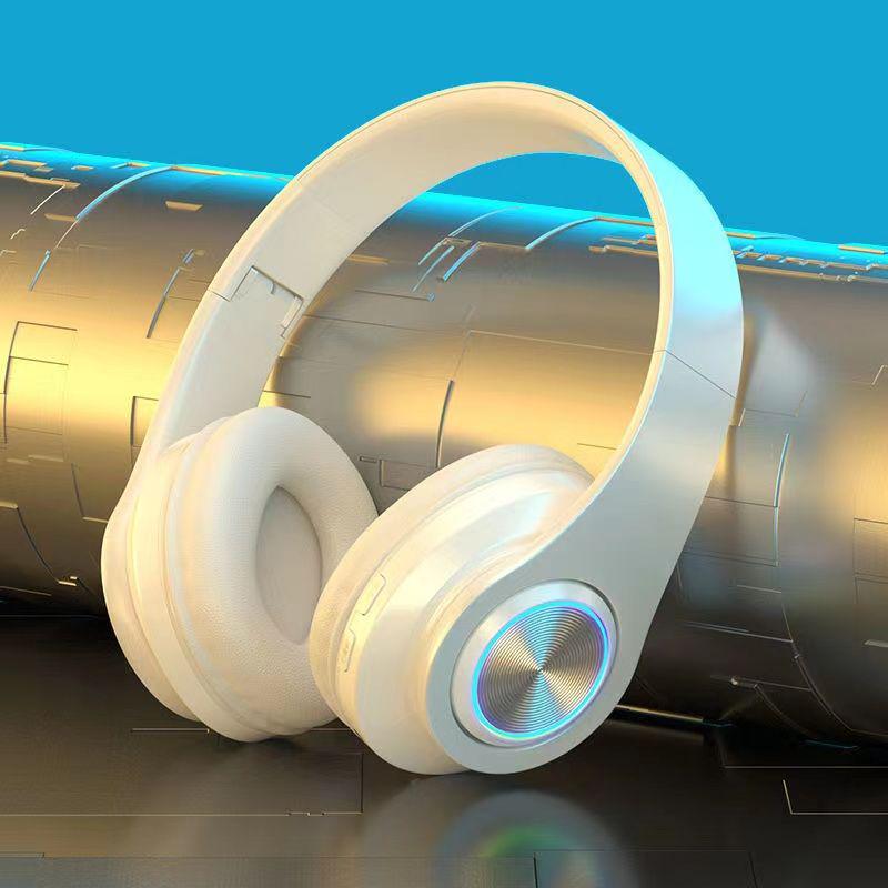 B39 LED Bluetooth Over-Ear Wireless Stereo Headset with Card Slot