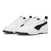 Puma Rebound V6 Lo Kinder Skateschuhe Kinder Sneaker Weiß Schwarz 393833-02