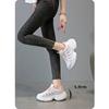 Fashon Sneakers Women White Shoes Soft Casual Ladies Chunky Sneakers Breathable Thick Sole Height Increasing 5cm